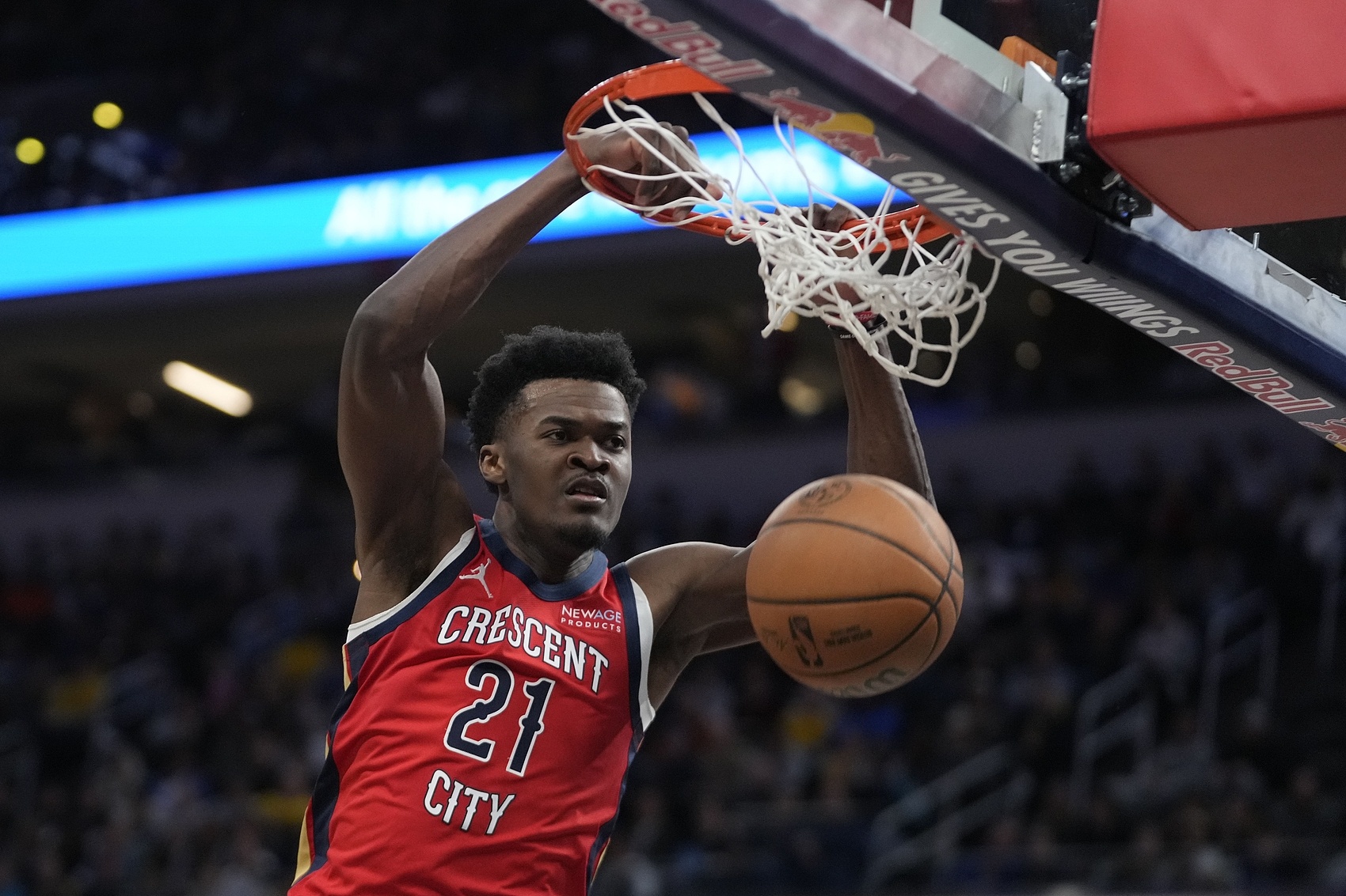 做好准备?杨瀚森下场将对位鹈鹕首发中锋米西 新秀2阵&场均9+8